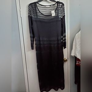 Women's crochet style 3/4 sleeve dress XL